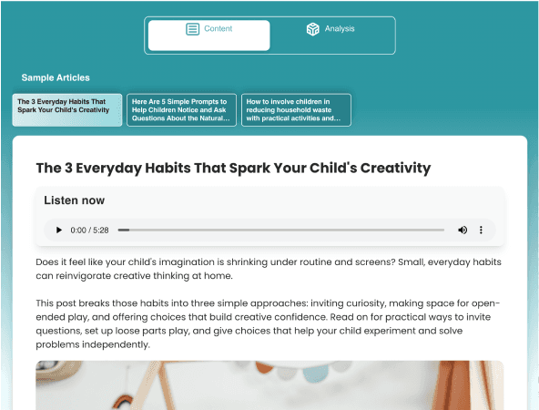 3. Content Generation